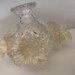 Sfera con fiori, ricambio per lampadari in vetro di Murano, oro e trasparente