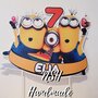 Topper cake party Minions