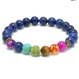 Braccialetto In Lapislazzuli / Cristallo Curativo Naturale - Foto 3