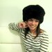 Cappello - colbacco in visone nero - colbacco russo