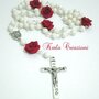Regalo di natale rosario fatto a mano