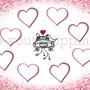 Tableau Mariage tema cuori love matrimonio 50x70 forex 5mm segnatavolo in omaggio