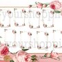 Tableau Mariage tema fiori love matrimonio 50x70 forex 5mm segnatavolo in omaggio