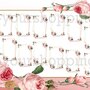 Tableau Mariage tema fiori love matrimonio 70x100 forex 5mm segnatavolo in omaggio