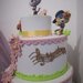 Torta scenografica fiori compleanno Gatti Bimba o bimbo 