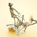 dentista artistico denti regalo per dentista odontoiatrico  scultura dentista art metal dentist arte del riciclo riciclato Metal sculpture