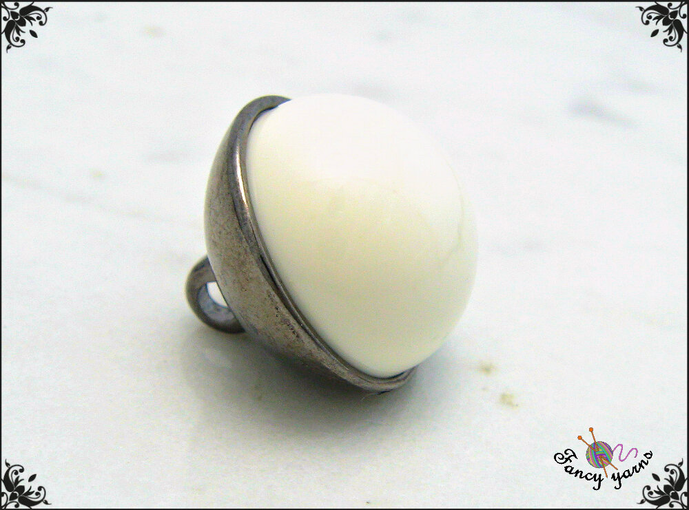 Trimming Shop - Bottoni a Pressione durevoli, 4 Parti, Tappo in Lega Metallica, per lavori Fai da Te, Riparazione Abbigliamento, Giacche, Decorazioni per Borse, Canna di Fucile., 12.5mm