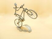 mountain bike Metal sculpture,bici cross,scultura bicycle ,bici arte,riciclo,scultura bici mountain bike,regalo ciclista,regalo  bike