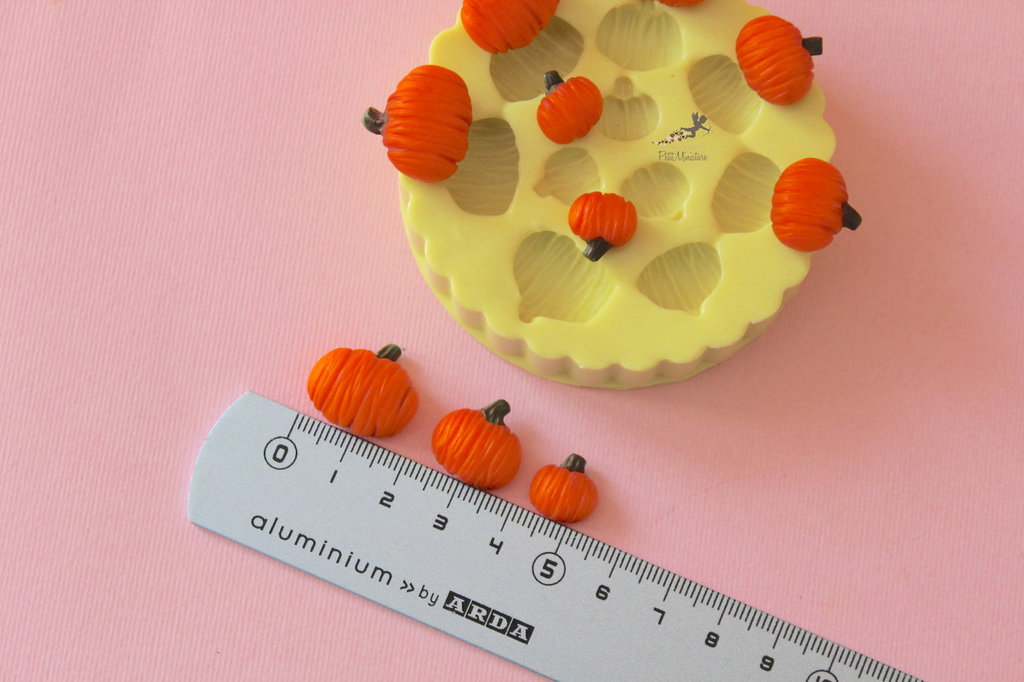 Stampi in silicone a forma di zucca a 6 cavità: per torte