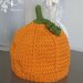 Cappellino in lana forma zucca . Halloween