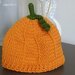 Cappellino in lana forma zucca . Halloween