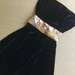 Saldi NATALE!!  Cintura elegante in tessuto di Obi (fascia del kimono) [Farfalla colore oro] versione alta