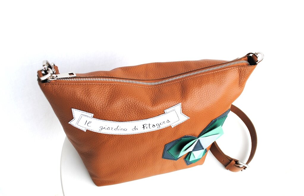 Borsa di Vera Pelle. Modello Eva. Da personalizzare - Donna - Borse... | su
