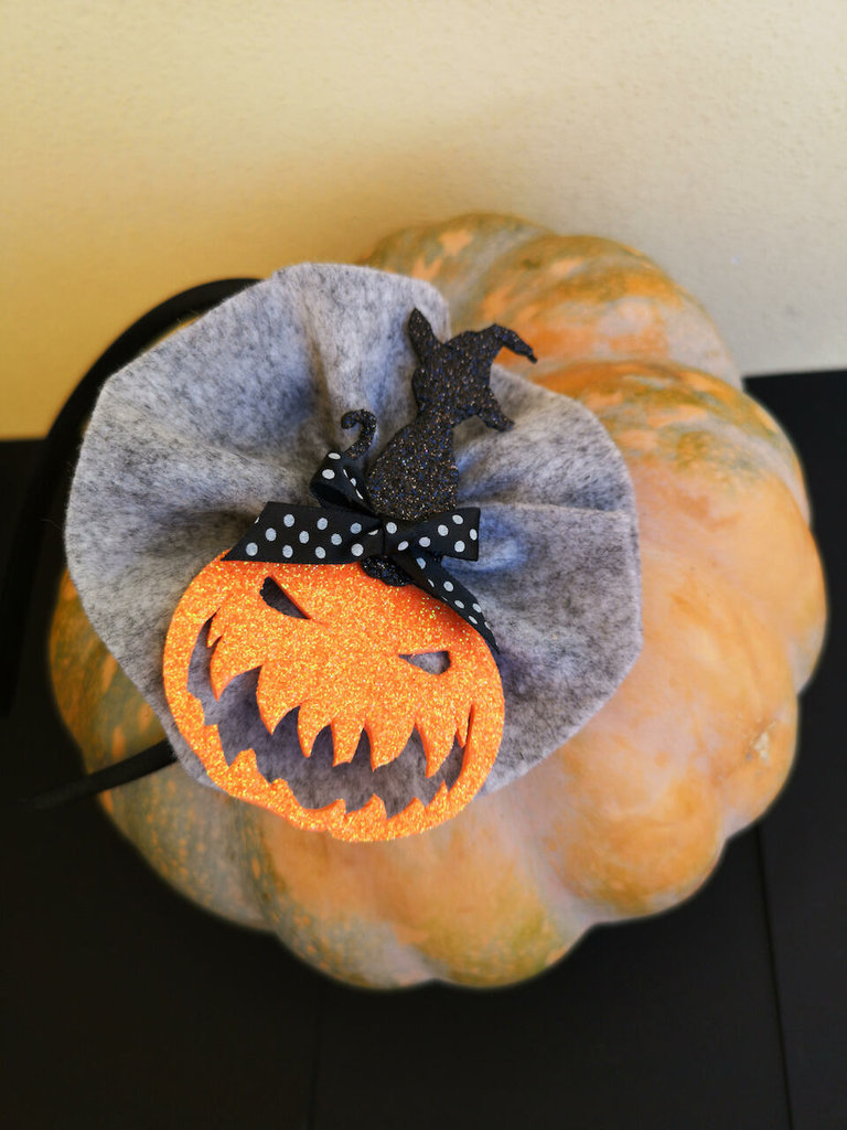 Cerchietti Halloween 2 Pezzi - Zucca E Ragnatela, Per Costumi E Decorazioni - Foto 2