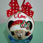 Pallina di natale  minnie, personalizzata.