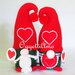 Uno gnomo e la sua compagna come idea regalo per Natale: due fermaporta, due decorazioni originali per la casa