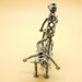 fisioterapista,Metal sculpture  ,osteopata,riabilitazione regalo fisiatra ,regalo fisioterapista art metal sculpture metal