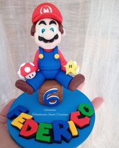 Cake Topper super Mario
