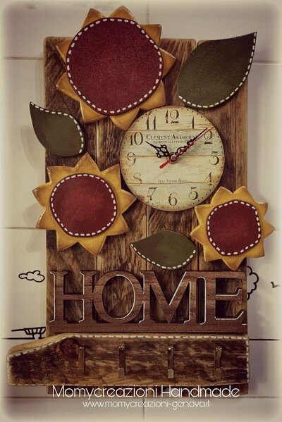 Pannello orologio legno Pannello orologio legno