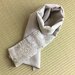 Sciarpa Primavera 100%seta elegante in tessuto “Chirimen” accoppiato da Kimono “Houmongi” /158x33cm
