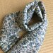 Sciarpa Primavera 50%seta/50%lana in tessuto accoppiato da Kimono /124x37cm