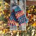 Scaldacollo invernale blu pavone + guanti colorati
