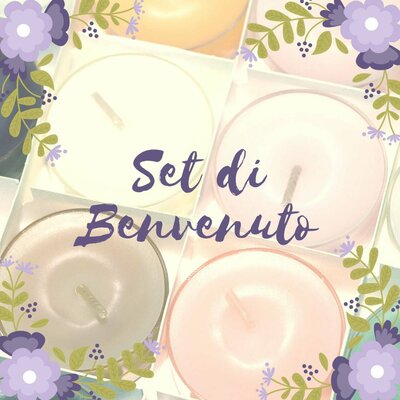 Set di Benvenuto in cera di soia Set di Benvenuto in cera di soia