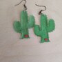 Cactus earrings orecchini