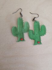 Cactus earrings orecchini
