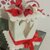Lanterna natalizia, idea regalo, fiori e fiocchi