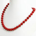 Collana donna in vero corallo rosso naturale perle 8 mm chakra cristalloterapia