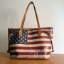 Borsa YNot? Flag - Borsa vintage - Borsa sportiva a spalla - Borsa ecopelle