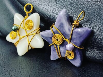 100 Pz Piccola Stella Colorata Ciondoli Pendenti Pendenti In