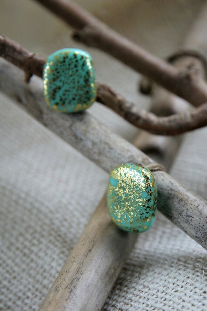 Orecchino A Polsino Per Orecchio Sinistro, A Forma Di Foglia Con Strass, Placcato Oro/argento, 6x2 Cm, Ipoallergenico