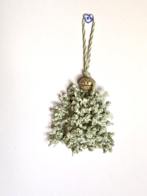 Nappe Segnalibro 150 Pezzi Con Passanti In Corda, Nappe Artigianali