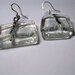 orecchini in vetro e argento 925 realizzati a mano collezione Disuguali
