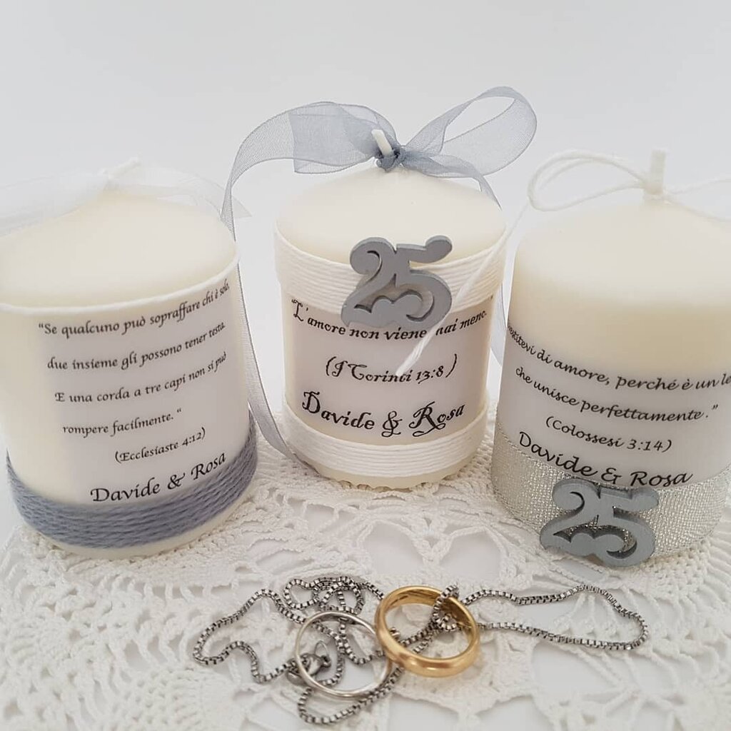 Candele Matrimonio, in cera, galleggianti, per decorazioni