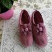 BABBUCCE - PANTOFOLE - BALLERINE - IN LANA IRRESTRINGIBILE 100%