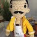 Freddie Mercury amigurumi