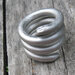RISERVATO  FRA_BIKE anello in alluminio fatto a mano modello spirale