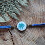 bracciale fiore azzurro 