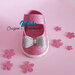scarpetta bimba rosa glitter porta confetti battesimo nascita feste