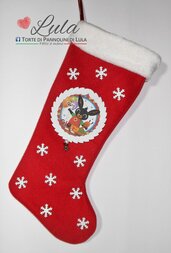Calza Natale Befana Nome Colore Immagine personalizzata Idea regalo Bing