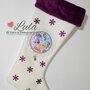 Calza Natale Befana Nome Colore Immagine personalizzata Idea regalo Little Pony Unicorni