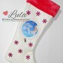 Calza Natale Befana Nome Colore Immagine personalizzata Idea regalo Elsa Frozen