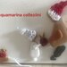 Quadro decorato con sassi “Arriva Babbo Natale” Pebble Art