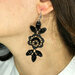 Orecchini pendente in pizzo gotico Ghaliya - Dangle Lace Earrings pendant