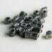  10 Perle argento antico acrilico PRL50N