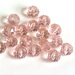 20 Perle sfaccettate CRYSTAL rosa PRL167