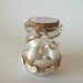 10 barattoli porta confetti in vetro per matrimonio in stile rustico